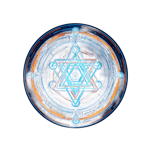 Decorative alchemy transmutation circle